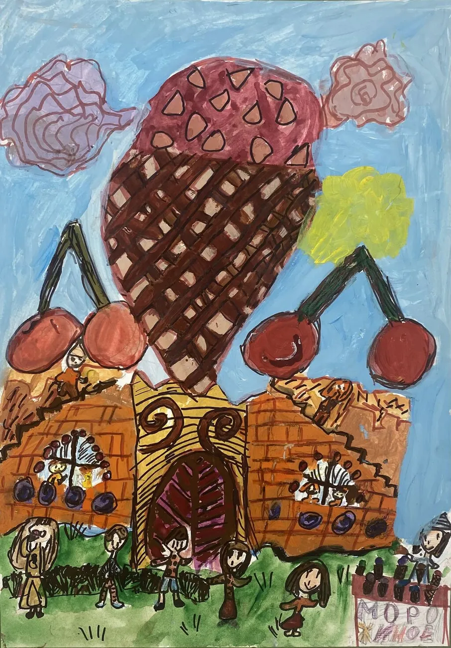 Рисунок сказочного дворца